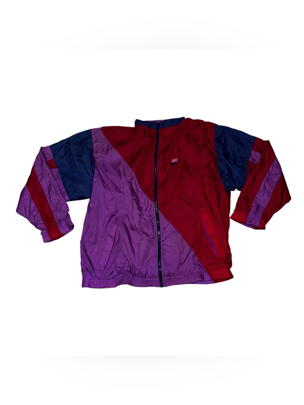 Vintage Nike Color Block Windbreaker Jacket Large